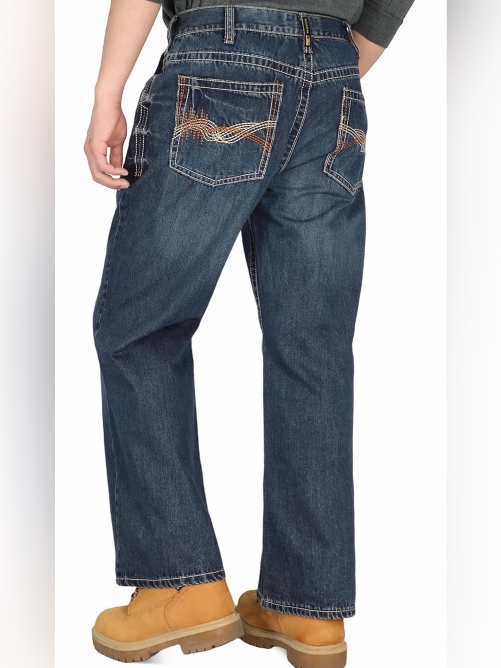 BOCOMAL FR Field Pants 100%‎ Cotton Blue Jeans Workwear 36x32